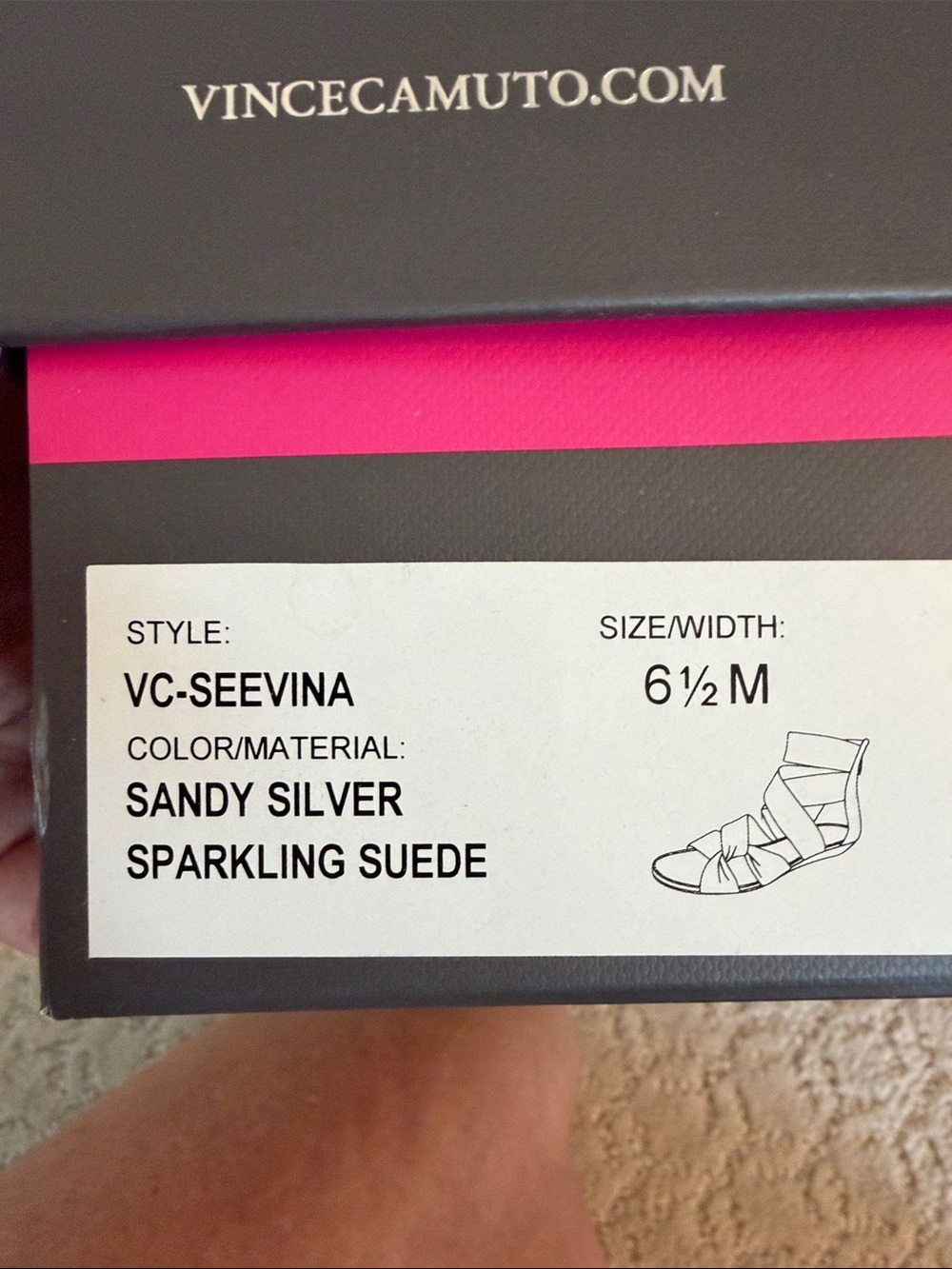 Vince Camuto Seevina Sandals - Picture 8 of 8